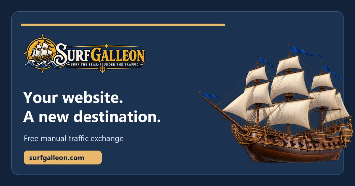 Manual Traffic Exchange Guide | SurfGalleon